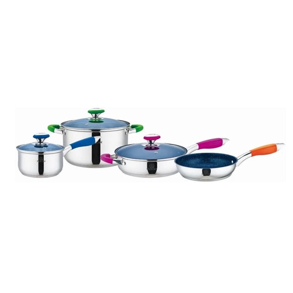Batería de Cocina 7 pz Fraciel Acero inoxidable Princesa