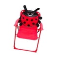 thumbnail image 4 of Silla plegable para niños, asiento antideslizante, silla de pesca para niñas y niños, muebles de playa Rojo, 4 of 9