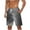 Gray, variant on ZCFZJW Mens Swim Trunks Quick Dry Swimwear Summer Tie Dye Gradient Print Hawaiian Swimming Beach Shorts with Pocket Bathing Suits for Men Blue L