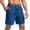 Dark Blue, variant on ITSAME Men's Athletic Shorts, Drawstring Elastic Waist Zipper Pockets Quick Drying Summer Running Sports Shorts Gray L