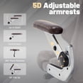 thumbnail image 4 of Qusaphy Big & Tall Office Chair 800LBS Heavy Duty - Ergonomic PU Leather Chair with 5D Armrests, 90°-120° Recline, Silent Wheels, 4 of 9