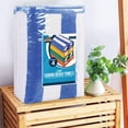 thumbnail image 5 of Utopia Towels 4 Pack Cabana Stripe Beach Towel, 30 by 60 Inches, Oversized 100% Ring Spun Cotton Pool Towels, Highly Absorbent Quick Dry Bath Towels for Beach, and Swim, Blue, 5 of 9