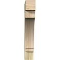 thumbnail image 2 of Ekena Millwork 6"W x 32"D x 38"H Imperial Block Rough Sawn Bracket, Douglas Fir, 2 of 4
