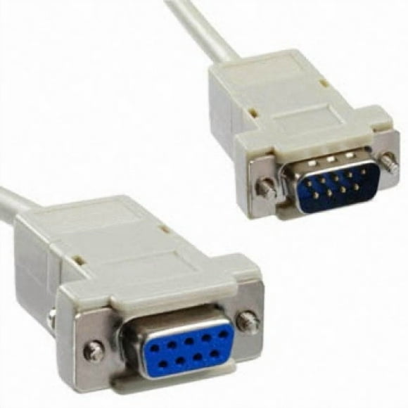 CN09B06 - NULL MODEM CABLE DB9F/9M 6FT 1+6-4 2-3 3-2 4-1+6 5-5 7-8 8-7