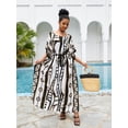 thumbnail image 2 of Sunforyou Caftans Plus size Loungewear Kaftan Dresses Lightweight moo moos for women, 2 of 5