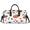 Bronze, variant on Cute Paw Print Gym Bag for Women Men, Travel Duffle Bag Lightweight Waterproof Carry on Weekender Overnight Tote for Dance Cheer Sport, Dog Paw