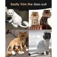 thumbnail image 4 of Quiet Cat Clippers for Matted & Long Hair, 2-Speed Cordless Pet Shaver Grooming Kit for Cats, Small Dogs & Animals (Black), 4 of 6