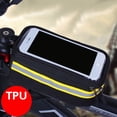 thumbnail image 3 of Yimiti Bicycle Bag Touch Screen Top Tube Bag Cell Phone Bag Cycling Equipment,Red, 3 of 9