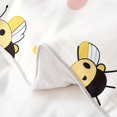 thumbnail image 4 of Cute Honey Bee Juego de Funda Nórdica Queen Size,Jardín de dibujos animados de animales Kawaii ropa de cama, 4 of 7