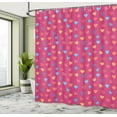 thumbnail image 5 of Ambesonne Romantic Shower Curtain, Valentine Days Lovers, 69"Wx84"L, Multicolor, 5 of 5