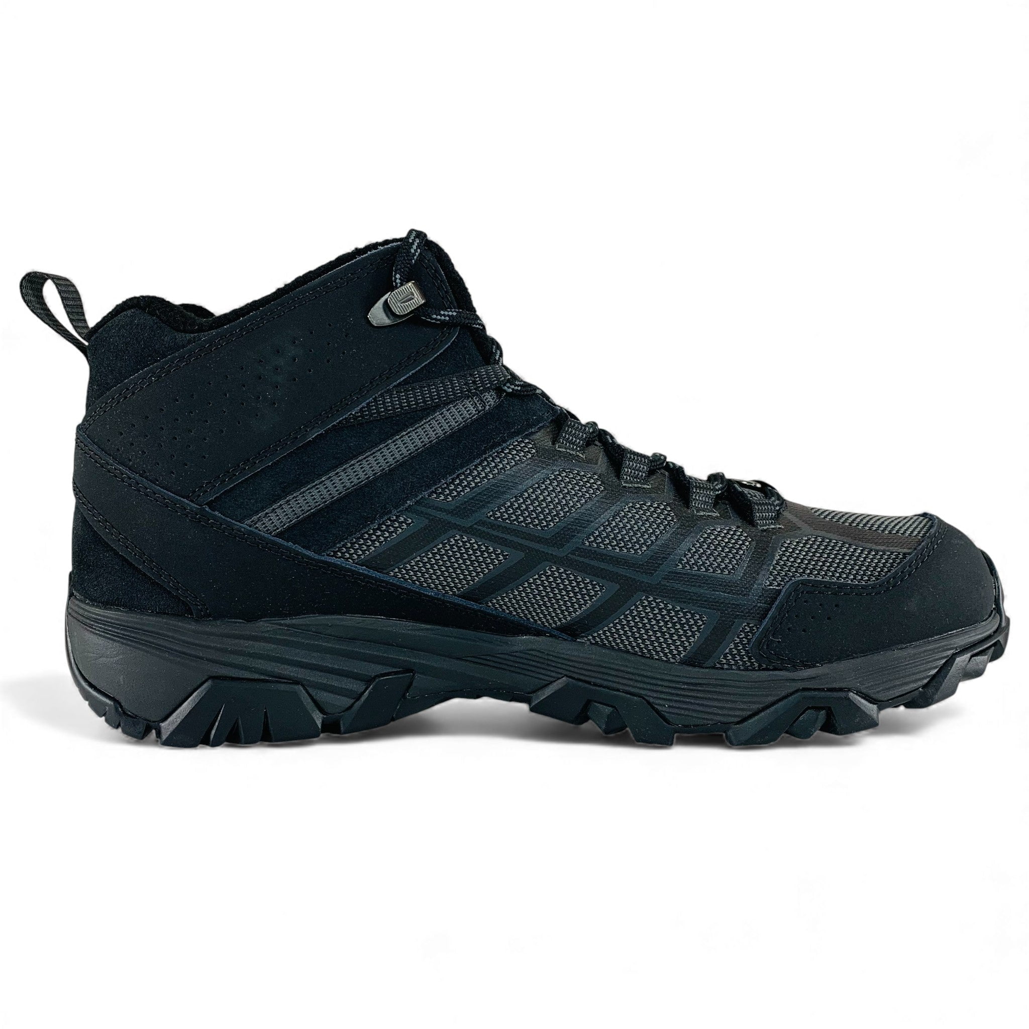 Merrell Moab FST 3 Thermo Mid Waterproof Men's Black Hiking Shoes J036413Z, Men's U.S. Shoe Size 10