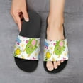 thumbnail image 6 of GZHJMY Stylish Slides for Women Men, Cute Funny Cartoon Alien Soft Flexible Slip-on Sandals Slippers, 6 of 7