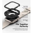 thumbnail image 3 of Ringke Air Sports + Bezel Styling [Combo Pack] Compatible with Apple Watch 9 / 8 / 7 41mm, Apple Watch SE / 6 / 5 / 4 40mm - Black / 31 (Black), 3 of 10