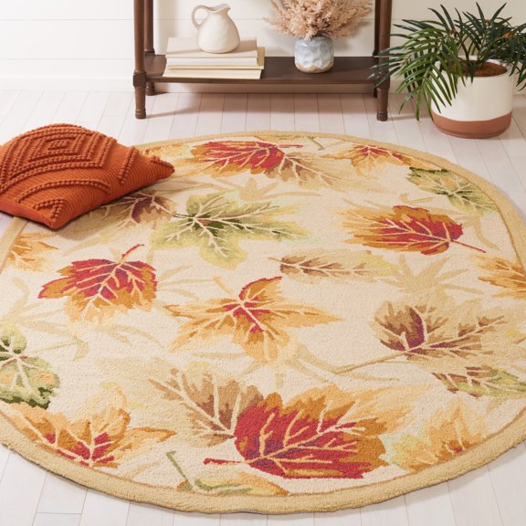 Safavieh Chelsea Enric Floral Area Rug, Ivory, 7'6" x 9'6" Oval