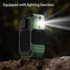 thumbnail image 3 of 4000mAh Waist Clip Fan, Portable Wearable Personal Fan with Emergency Flashlight, 3 Speeds Cooling for Outdoor, Travel, Camping, 3 of 5