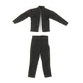 thumbnail image 2 of 3 piezas 1/12 escala chaqueta pantalones chaleco, ropa de muñeca hecha a mano, disfraz de ropa en miniatura para vestir figuras de 6 pulgadas, 2 of 9