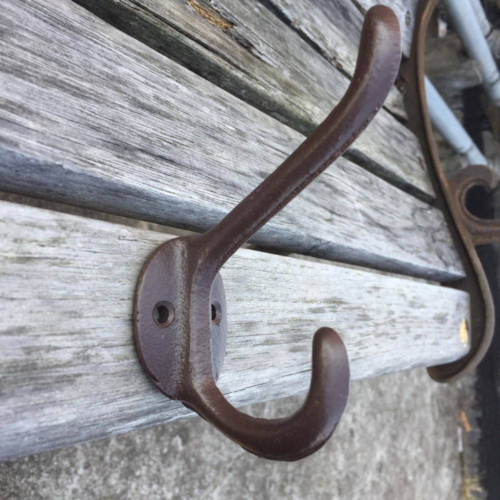 Lowestbest 5Pcs Wall Hooks for Coats/ Hats, Brown Vintage Style Cast Iron Coat Hooks Rack for Wall, Wall Mount Hook Coat Rack for Front Door, Kitchen, Entry Lowestbest 5Pcs Wall Hooks for Coats/ Hats, Brown Vintage Style Cast Iron Coat Hooks Rack for Wall, Wall Mount Hook Coat Rack for Front Door, Kitchen, Entry
