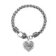 thumbnail image 1 of Corazón Bangle Charm Pulsera Rhinestone Maestro Mamá Ceystal Regalo Familia Cumpleaños Abuela Cadena Hija Pulseras, 1 of 5