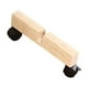 thumbnail image 4 of Soporte para mampara de privacidad, pies divisorios de ambientes, partición, base de madera, habitación de madera Marrón, 4 of 9