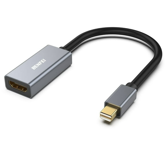 BENFEI Mini DisplayPort to HDMI Adapter 4K, Thunderbolt 2 to HDMI Adapter,Gold-Plated Connectors,Aluminium Shell