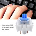 thumbnail image 3 of ANGGREK Replacement Blue Switch, Transparent Housing Mechanical Keyboard Switch, For Mechanical Keyboard, 3 of 8