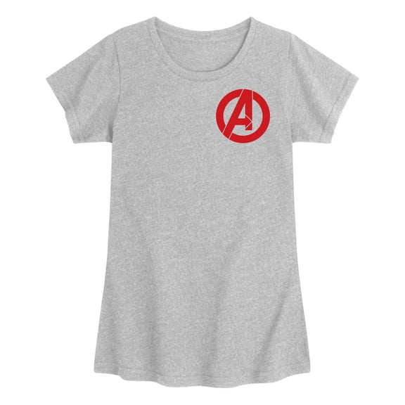 Avengers - Logo - Youth Girls Fitted Short Sleeve T-Shirt