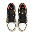 thumbnail image 3 of Big Kid's Jordan 1 Low SE "Wear Away" Black/White Onyx-White-Sail (DQ8421 001) - 5, 3 of 5
