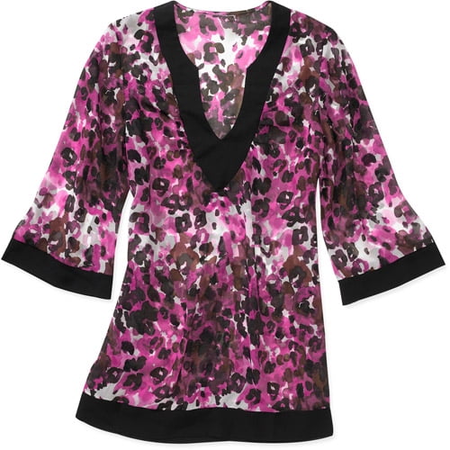 Contour by Tessuto - Women's Plus-Size Tunic Swim Cover-Up