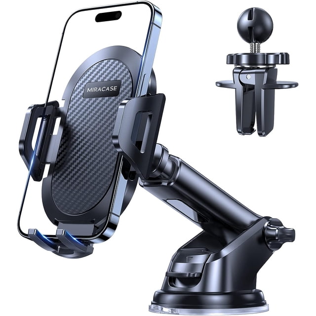 Car Phone Mount: Secure & Hands-Free Device Holder for All Mobile Phones