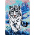 thumbnail image 1 of shiyou-Latch Hook Rug Kit, DIY Handmade Crochet Carpet Mat Knotted Cushion Yarn Needlework Tapestry Crafts, Color Pattern Pre-printed, 20x15in, 1 of 4