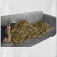 thumbnail image 6 of Alcohol Soft Flannel Fleece Throw Blanket, Hand-Drawn Cartoon Oktoberfest Elements with Beer Glasses Bottles Sausage, Cozy Plush for Indoor and Outdoor Use, 50" x 60", Multicolor, by Ambesonne, 6 of 6
