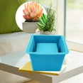 thumbnail image 3 of Shangren Moules en Silicone Portables Pot Facile à Utiliser pour Succulentes Artisanat Rond Réutilisable Bleu C, 3 of 8