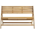 thumbnail image 3 of Safavieh Luca Indoor/Outdoor Urban Acacia Folding Bench, 3 of 5