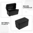 thumbnail image 3 of Hytrove 1Jgo Organizador De Tarjetas Plástico Negro Con Para Notas Receta Y Flashcards Compacta, 3 of 8