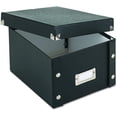 thumbnail image 4 of Snap-N-Store® 50% Recycled Index Card File Box, 5" x 8", Black, 4 of 6