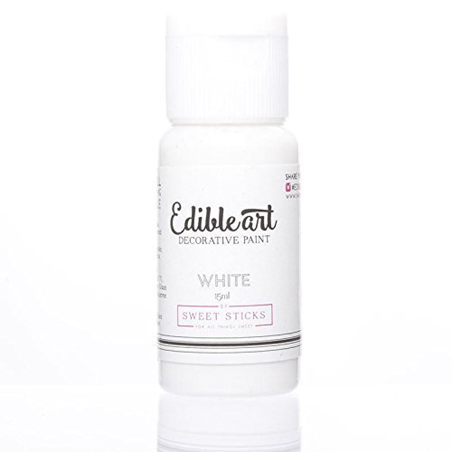 Edible Art Decorative White Food Paint 15ml