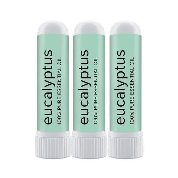 MOXE Nasal Stick Inhaler Eucalyptus Essential Oil Scent , 3 Pack