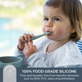 thumbnail image 4 of Dreambaby Scoop Mash and Twist Silicone Baby Spoon Set - 3 Stage Toddler Utensils for Baby Led Weaning - Soft Chew Training Spoons, 4 of 7
