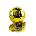 thumbnail image 3 of Trofeo Balón de Oro Copa del Mundo Suministros para fanáticos Regalo de cumpleaños grabado Suvenir para construir grupos, 3 of 5