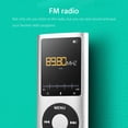 thumbnail image 4 of MP3 Player - 16/8GB Bluetooth 4.2 Music Player - Digital Audio HiFi Lossless Sound Portable Sports MP3 Player for Kids with FM Radio Recorder, Build in Speaker, 1.8'' Touch Screen, Support up to 128GB, 4 of 7
