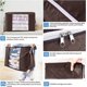 thumbnail image 3 of Paquete de 4 bolsas de almacenamiento debajo de la cama, bolsas de almacenamiento de gran capacidad para edredones, mantas, almohadas, juguetes, ropa, chaquetas, 60 x 43 x 35 cm (marrón)., 3 of 5