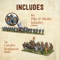 thumbnail image 5 of Wargames Delivered - Pike & Shotte Starter Battalia 28mm Miniatures - 90 Infantry, 24 Cavalry, 10 Firelocks, Plastic Bases, Flags, Digital Bundle Model Kit by Warlord Games, 5 of 6