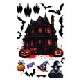 thumbnail image 2 of Kiddiway Halloween Window Clings Static Ghost - Reusable Glass Stickers for Halloween Storefronts, Home Windows, and Seasonal Halloween Decor, Perfect Halloween Indoor Decor,D, 2 of 3