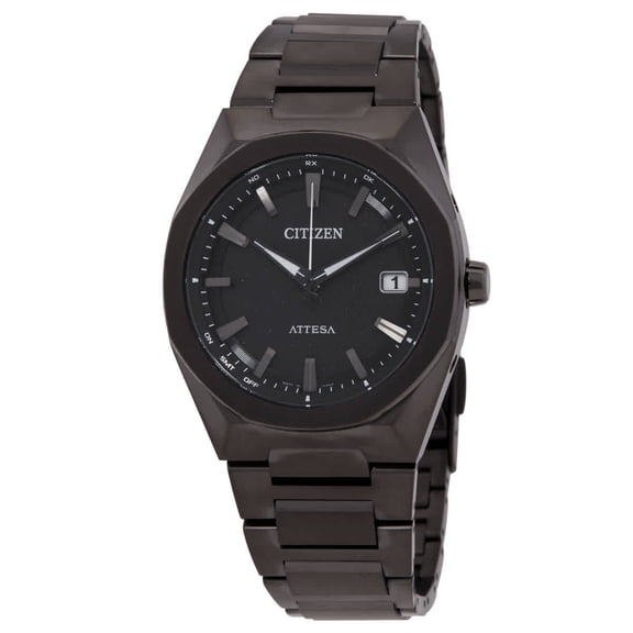 Citizen Attesa Eco-Drive Black Dial Men's Watch CB3045-61E