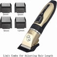 thumbnail image 2 of Dog Cat Clipper with Thick Long Hair Professional Quiet Cordless Electric Rechargeable Clipper with Scissors and Comb, 2 of 5