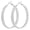 CZ-60mm, variant on Sterling Silver Hoop Earrings for Women, Hypoallergenic Large Silver Hoops, Cubic Zirconia, 60MM