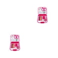 thumbnail image 3 of Cateissary Caja de botones de costura para el hogar, pinzas de emergencia, enhebrado de agujas con soporte, accesorios manuales, rosa y rojo Rosa roja 2piezas Cateissary CBP487816, 3 of 5