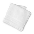 thumbnail image 1 of hometrends Solid 100% Cotton Washcloth, 1 Piece, 550 GSM, Highly Absorbent & Soft Bathroom Washcloth, White, 1 of 3