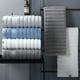 thumbnail image 1 of Toalla de rayas onduladas beige, textura suave, tejido absorbente, ideal para baño y cocina, ideal para cuerpo, rostro y manos, mejora la experiencia de baño, toalla de cuidado diario. Blahzhy, 1 of 9