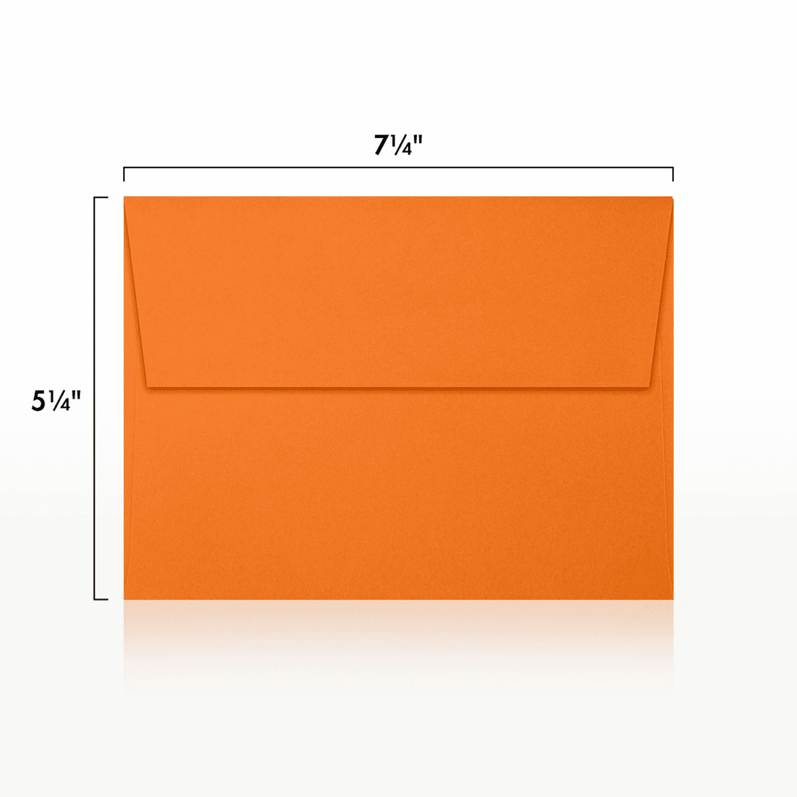 LUXPaper A7 Invitation Envelopes, 5 1/4 x 7 1/4, Mandarin, 1000/Pack